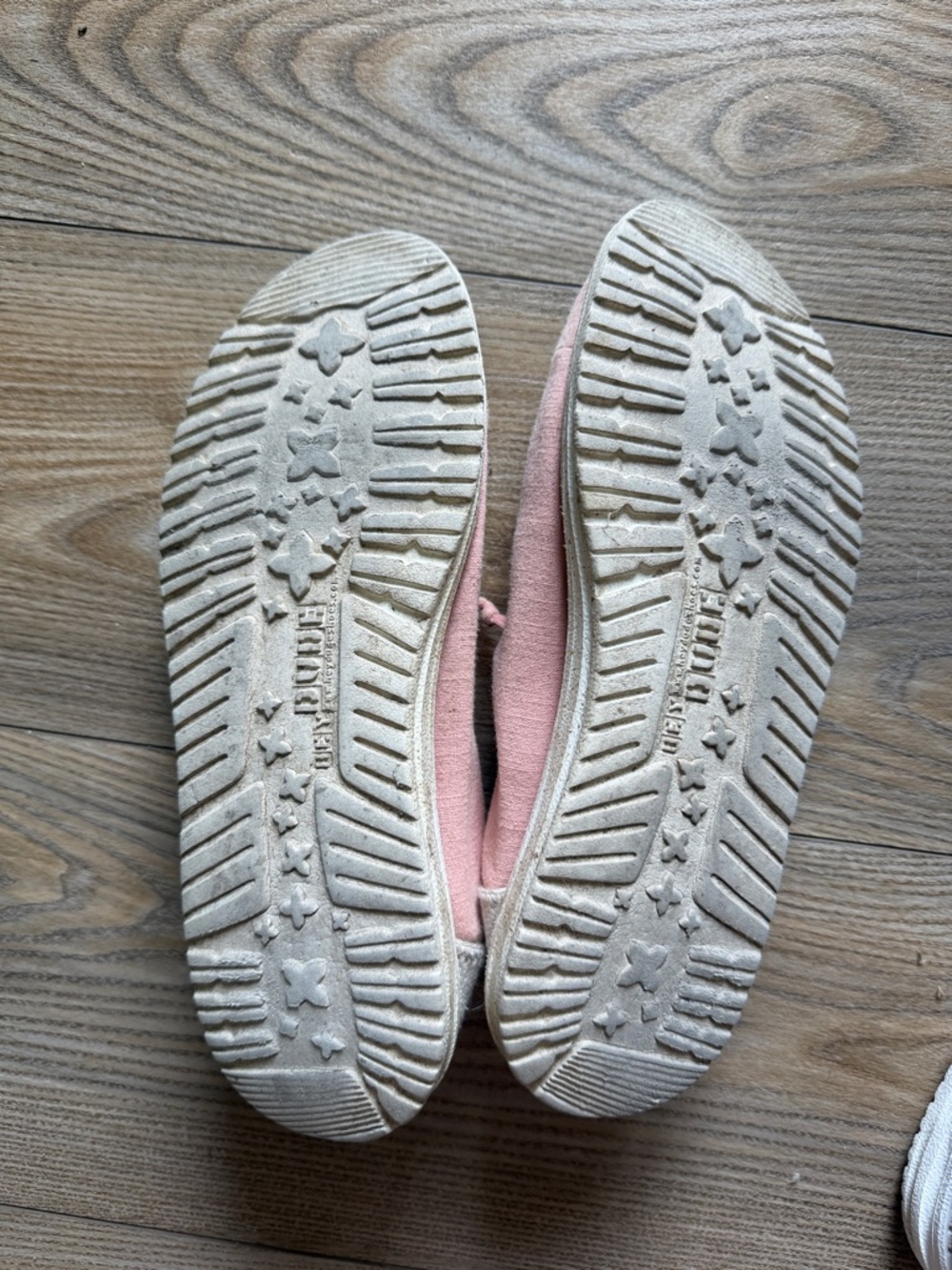 Hey Dude Women's Pink Canvas Moccasins - Picture 2 of 2